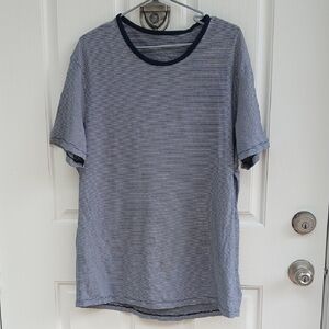 LULULEMON Striped Athletic T-shirt SZ XL